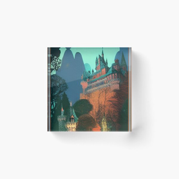 Item preview, Fantasy Land Castle V2 | Castle Art | Medieval Castle | Designs by derickquince  designed and sold by DerickQuince.