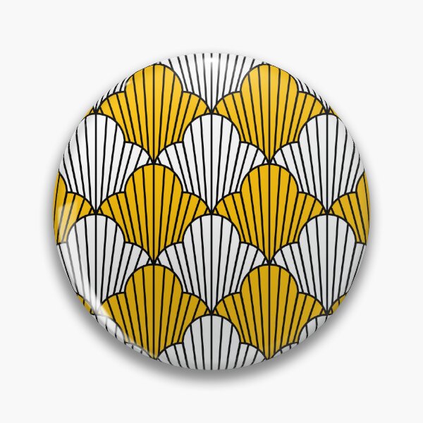 Item preview, Art Deco Pattern No 31 - Yellow - Vintage Pattern designed and sold by Millusti.