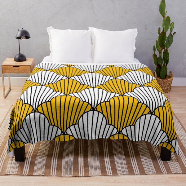 Item preview, Art Deco Pattern No 31 - Yellow - Vintage Pattern designed and sold by Millusti.