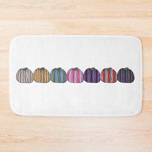 Item preview, Colored Stripes Pumpkin Row designed and sold by ellenhenry.