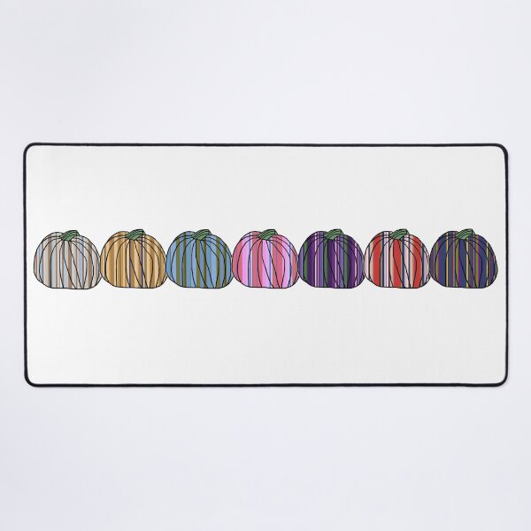 Item preview, Colored Stripes Pumpkin Row designed and sold by ellenhenry.