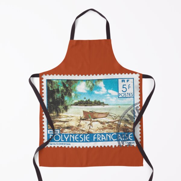 Item preview, Beach in French Polynesia Stamp 5F 1980 designed and sold by yousufi.
