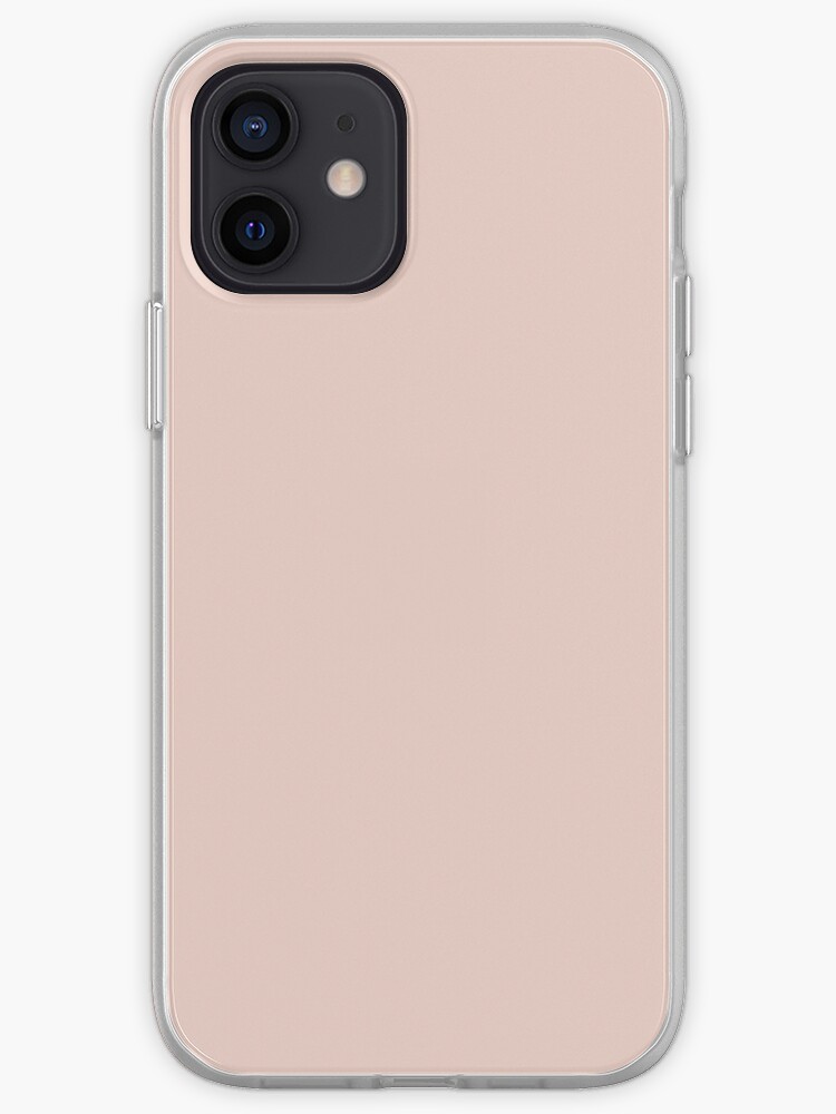 Pink Sand Pale Rose Gold Nude Solid Color Iphone Case Cover By Podartist Redbubble