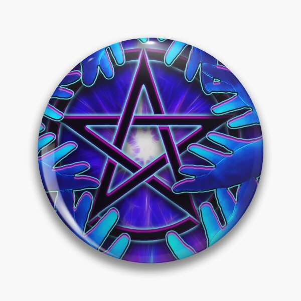 Item preview, The Energy that Connects Us - Original Witchcraft Pop Art Piece designed and sold by allthingsbb.