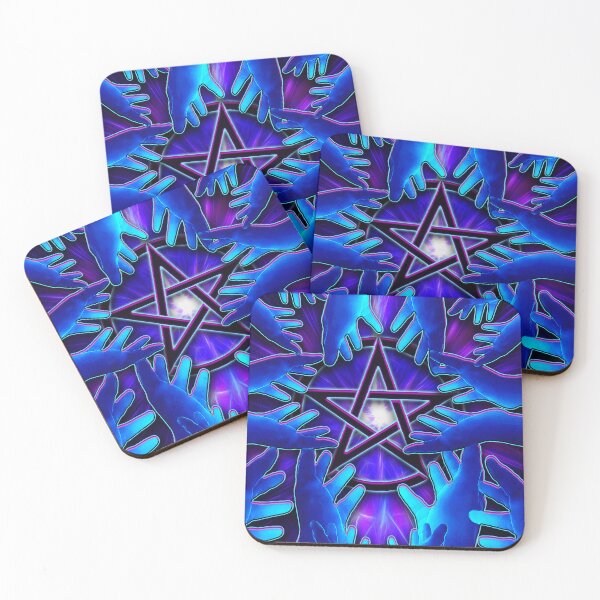 Item preview, The Energy that Connects Us - Original Witchcraft Pop Art Piece designed and sold by allthingsbb.