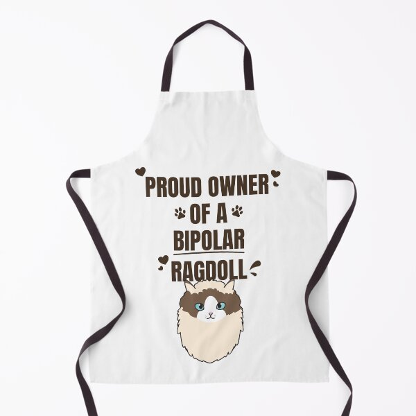 Item preview, Proud Owner of a Bipolar Ragdoll Ver 4 Cute and Funny Ragdoll Cat Quote Text Design designed and sold by thecatcouch.