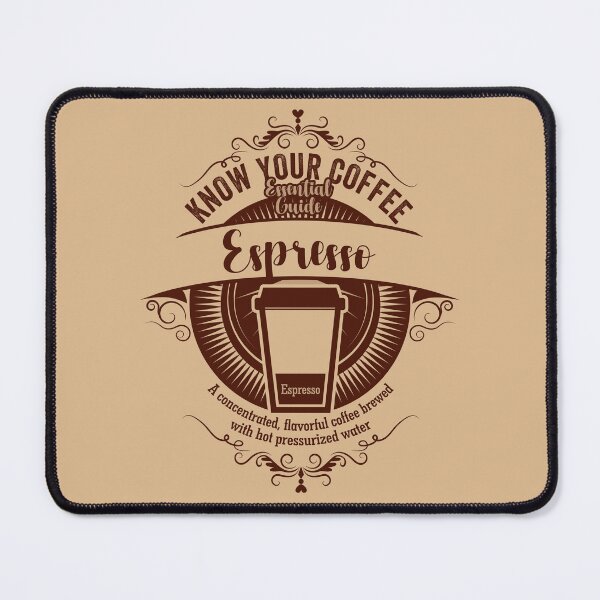 Item preview, Know Your Coffee Essential Guide Collection. Espresso Version designed and sold by More-dan-Prints.