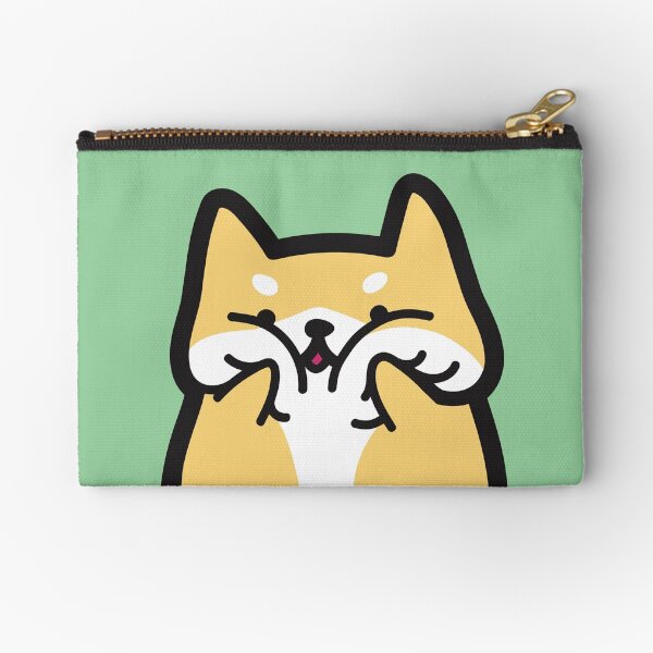 Squishy Face Shiba Inu Zipper Pouch