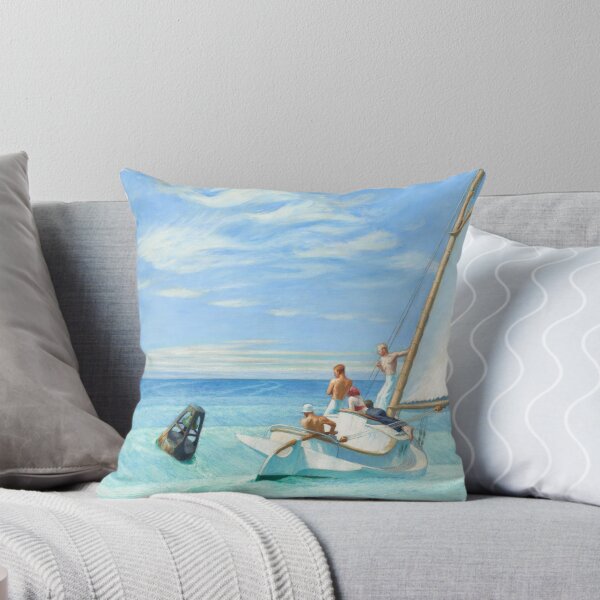 Item preview, Ground Swell Oil Painting by Edward Hopper designed and sold by podartist.