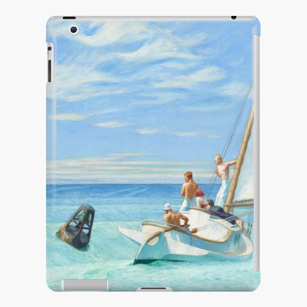 Ground Swell Oil Painting by Edward Hopper iPad Case & Skin