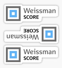 Weissman Score Sticker