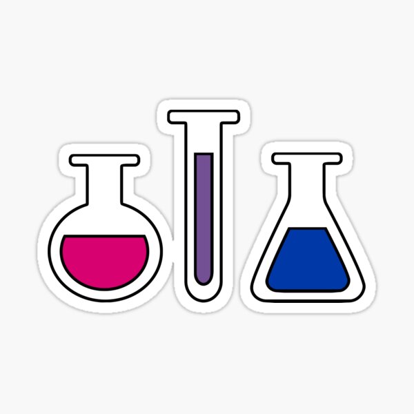 Subtle Bisexual Pride Potions Sticker For Sale By Lunyssa Redbubble