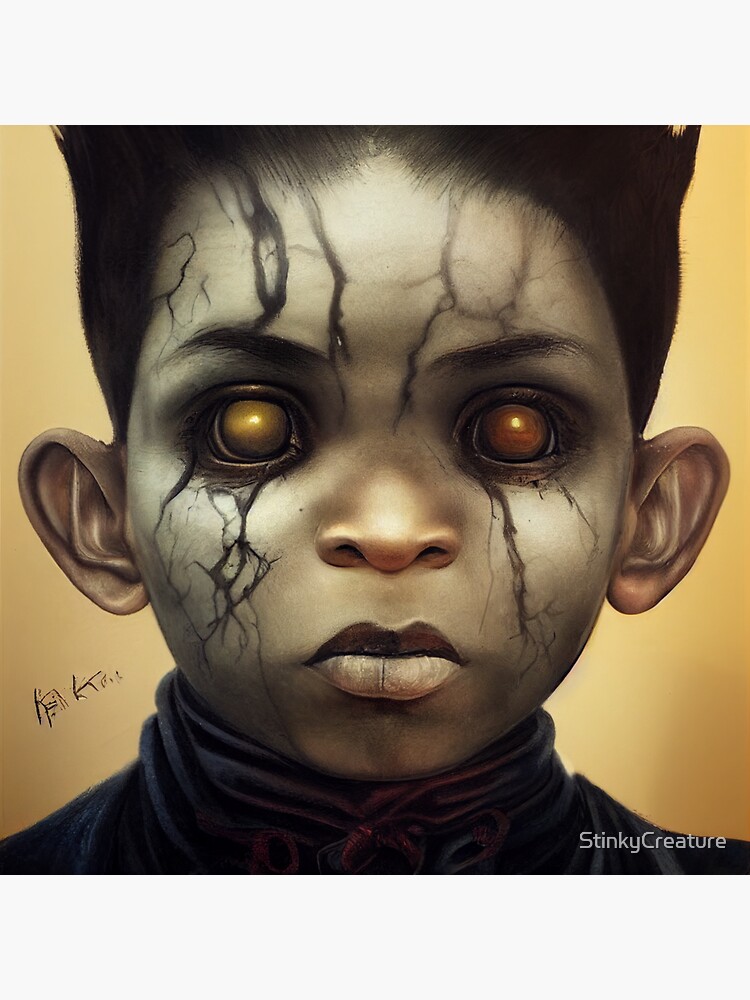 Black-eyed Kid by StinkyCreature