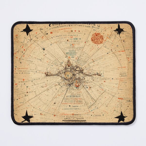 Item preview, Vintage looking Solar system map rendering designed and sold by ZvekiVintage.