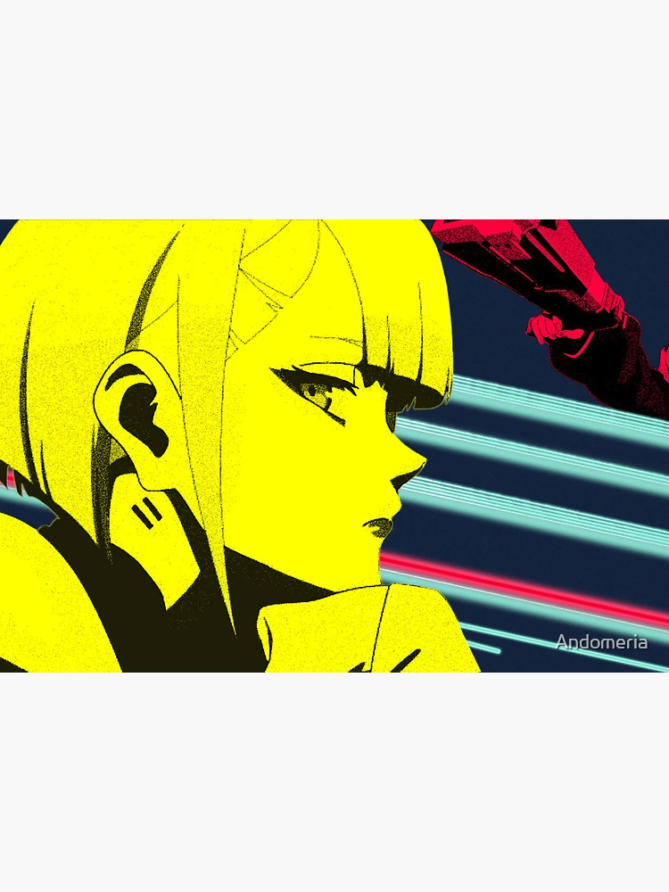 Cyberpunk Edgerunners - Lucy shocked | Art Board Print