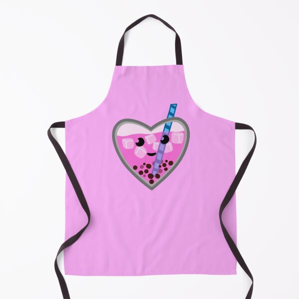 Item preview, Pink Bubble Tea Heart on pink designed and sold by SubtleSplit.