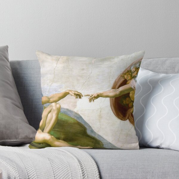 Item preview, The Creation of Adam Painting by Michelangelo Sistine Chapel designed and sold by podartist.