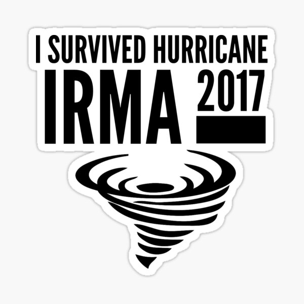 Hurricane Irma Survivor Sticker