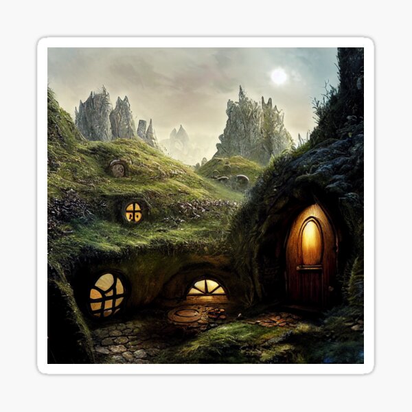 Home In The Hills Sticker