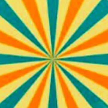 Artwork thumbnail, Abstract Sun Rays Vortex Pattern by Artistic Mind