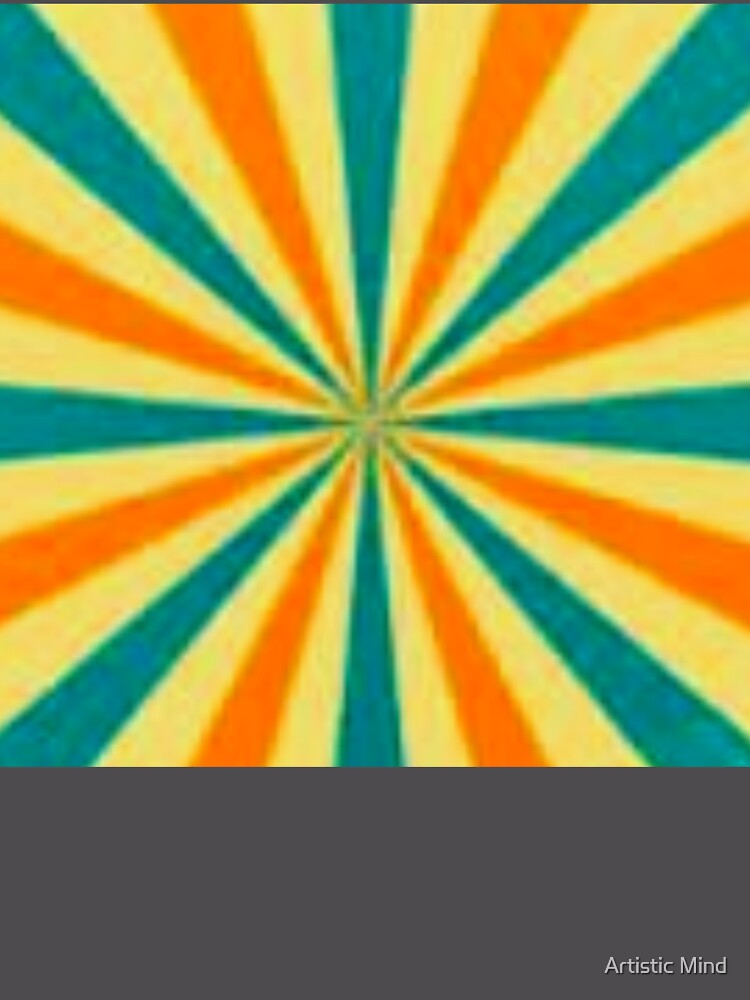 Thumbnail 6 of 6, Premium Oversized Sweatshirt, Abstract Sun Rays Vortex Pattern designed and sold by GauravArtist.