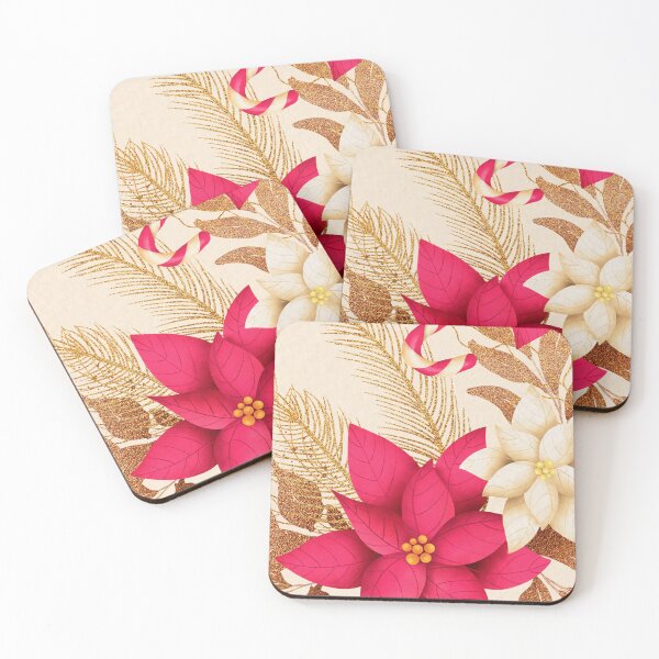 Item preview, Golden Pink white Flower  designed and sold by Tshirtstory.