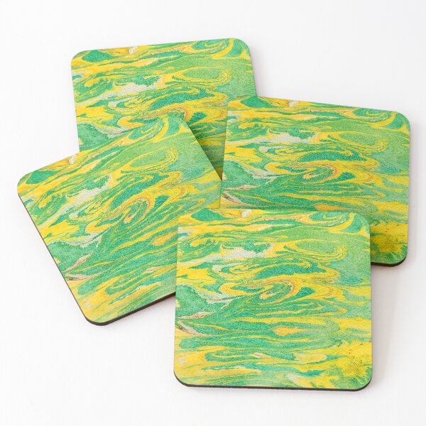 Item preview, Yellow Green Marbled designed and sold by Hilomind.