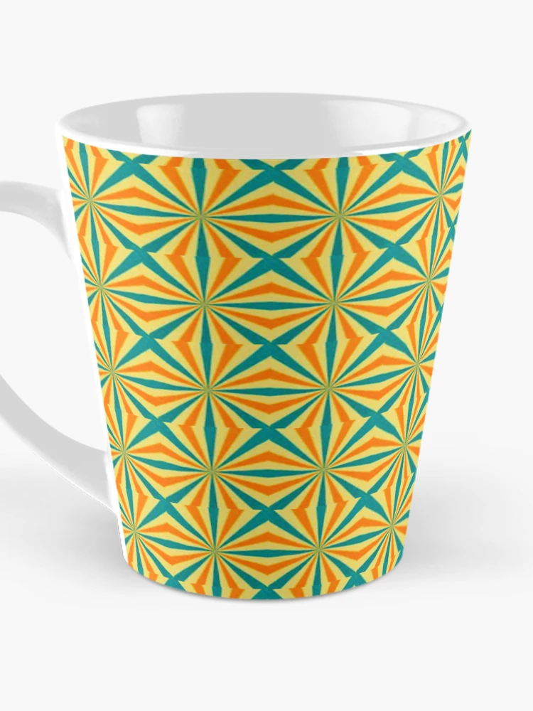 Thumbnail 3 of 4, Coffee Mug, Abstract Sun Rays Vortex Pattern designed and sold by Artistic Mind.
