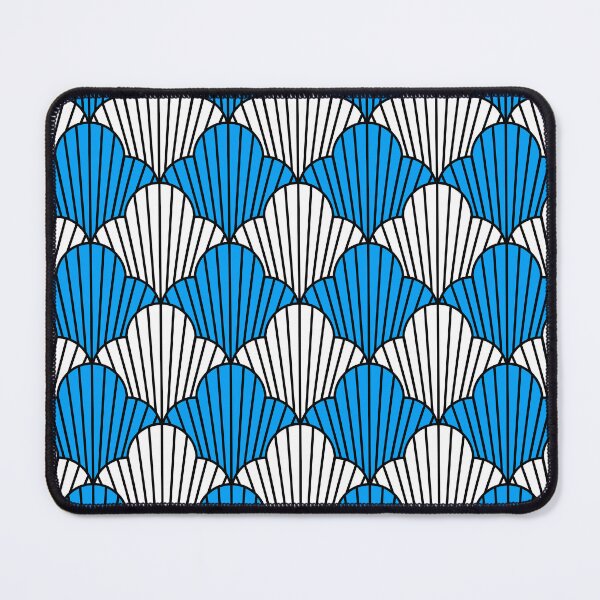 Item preview, Art Deco Pattern No 31 - Blue - Vintage Motif designed and sold by Millusti.