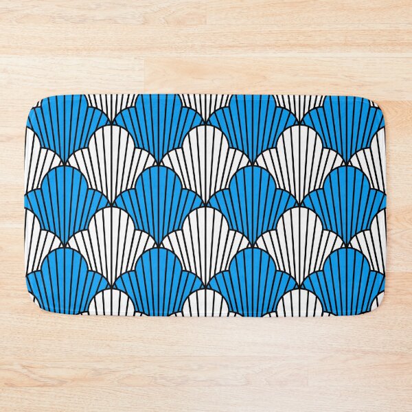 Item preview, Art Deco Pattern No 31 - Blue - Vintage Motif designed and sold by Millusti.