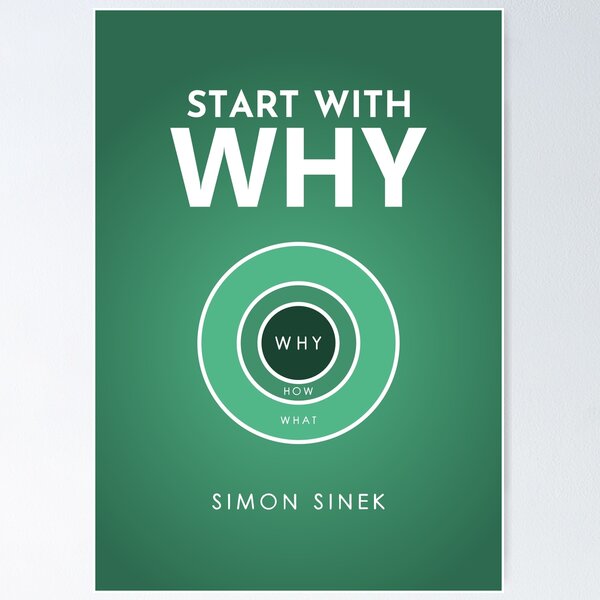 Item preview, Start with why (Simon Sinek) designed and sold by TKsuited.