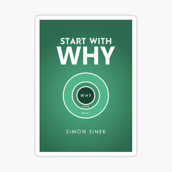 Item preview, Start with why (Simon Sinek) designed and sold by TKsuited.