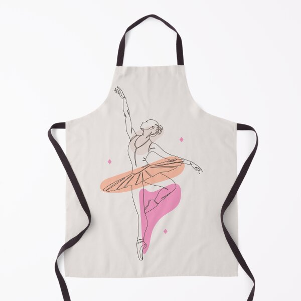 Item preview, Ballerina girl dancing ballet - one line art designed and sold by NourmasDesigns.