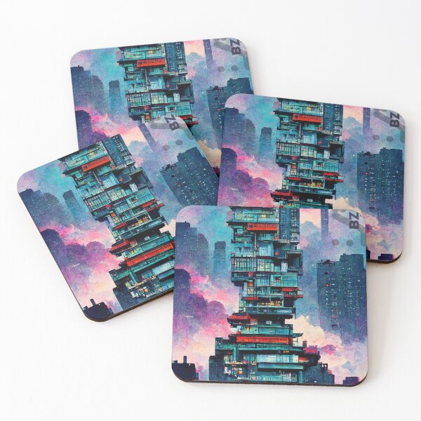Item preview, Cyberpunk Dystopia Ukiyo-e Japanese Retro Style designed and sold by knightsydesign.