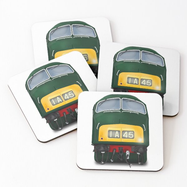 Item preview, Class 42 "Warship" Western Region in BR Green Livery designed and sold by jameswattsart.
