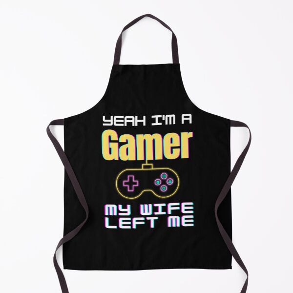 Item preview, Yeah I'm a gamer my wife left me gamer gifts for men designed and sold by Ajith arts.