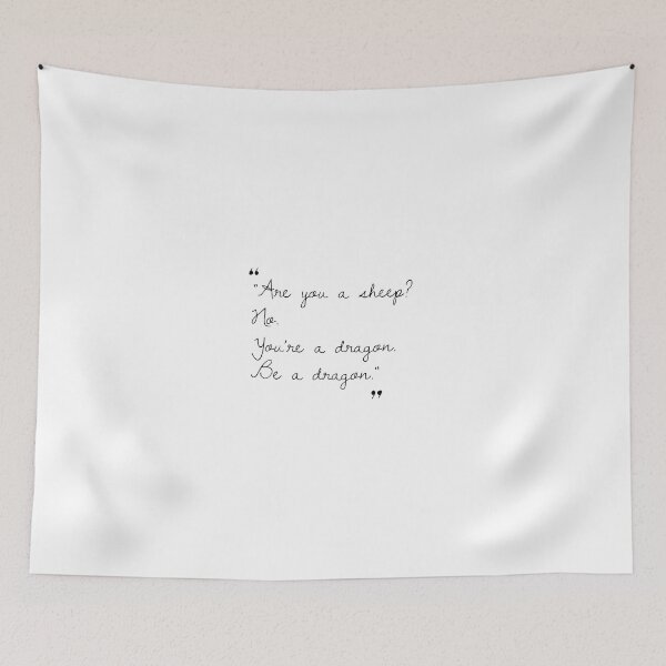 Item preview, Are you a sheep? No. You’ re dragon. Be a dragon. designed and sold by Ramovicana.