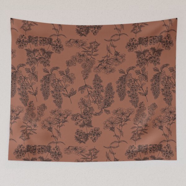 Item preview, Flowers in Terracotta  designed and sold by Carolina Jost.