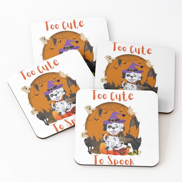 Item preview, Too Cute to Spook. Creepy Dog. Scary Dog. Spooky Dog. Too Cute to spook halloween. designed and sold by Doggymadness.