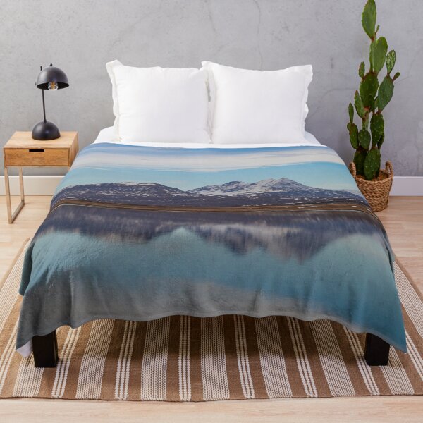 Item preview, Reflective Rocky Mountains Wanderlust Nature Reserve designed and sold by ozunu.