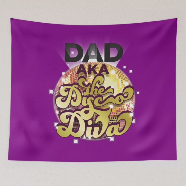 Artikelvorschau, Papa AKA die Disco Diva Retro Spiegelkugel entworfen und verkauft von CandOCreative.