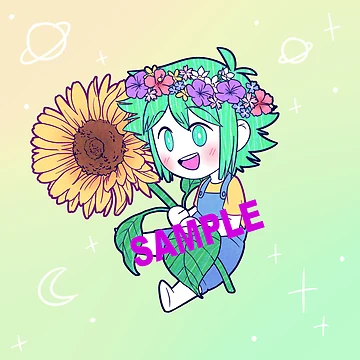 Artwork thumbnail, Basil Sticker by Arrietty-Rune