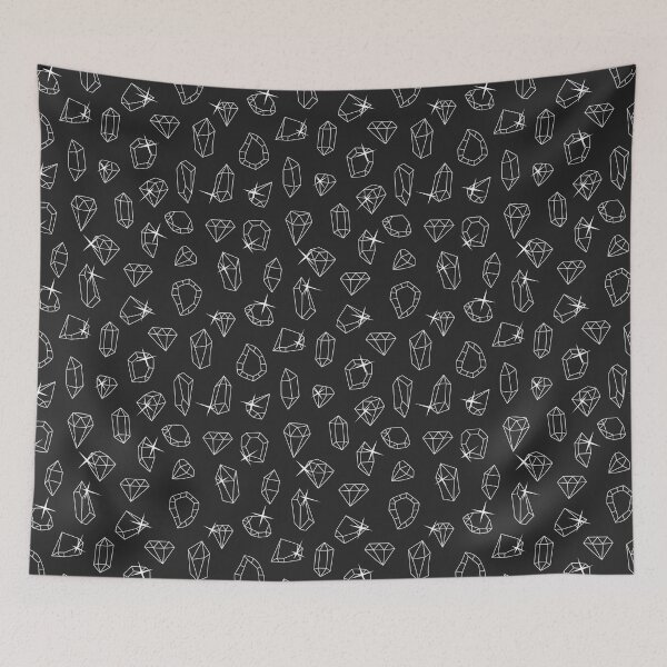 Item preview, Beautiful print with diamonds designed and sold by pidzam4e.