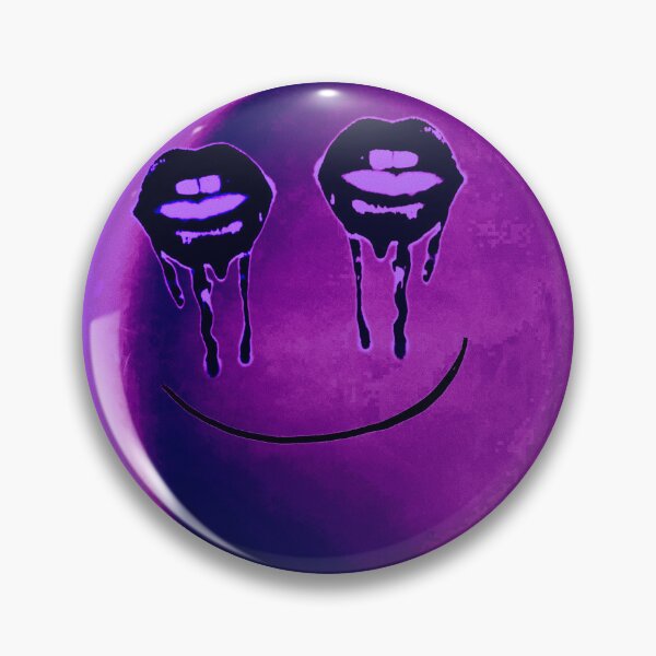 Item preview, goth smiley designed and sold by weirdove.