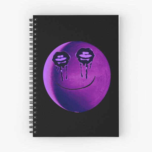 Item preview, goth smiley designed and sold by weirdove.