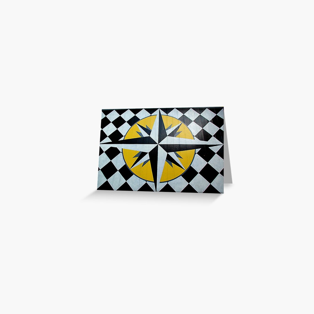 Mariner's Compass Greeting Card