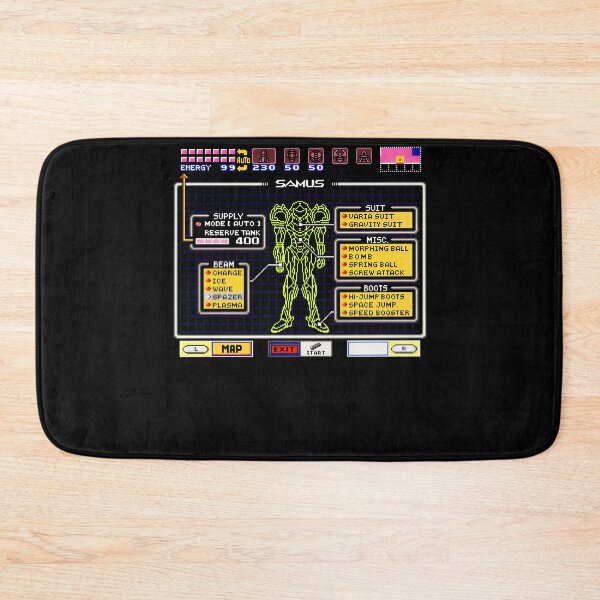 Item preview, Good Simulation Passionate Video Game Music Fan Super Metroid Pause Screen  Cute Gifts designed and sold by Etheilvianiely.