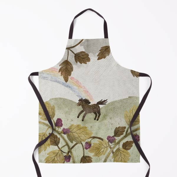 Item preview, Blackberry Patch Wild Horse Painting designed and sold by Katy Bloss.