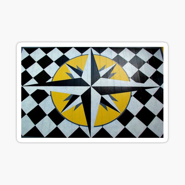 Mariner's Compass Sticker