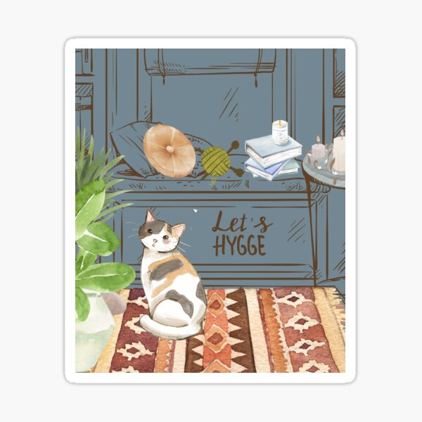 Item preview, Let's Hygge Home Cat Comforts designed and sold by PhoenixNewLeaf.